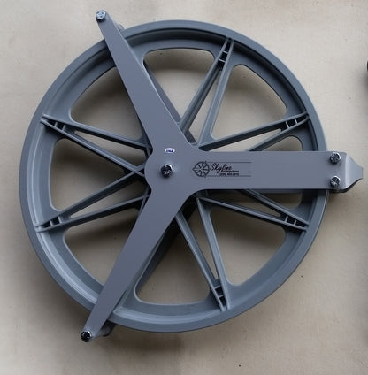 16 inch single pulley with cable guides