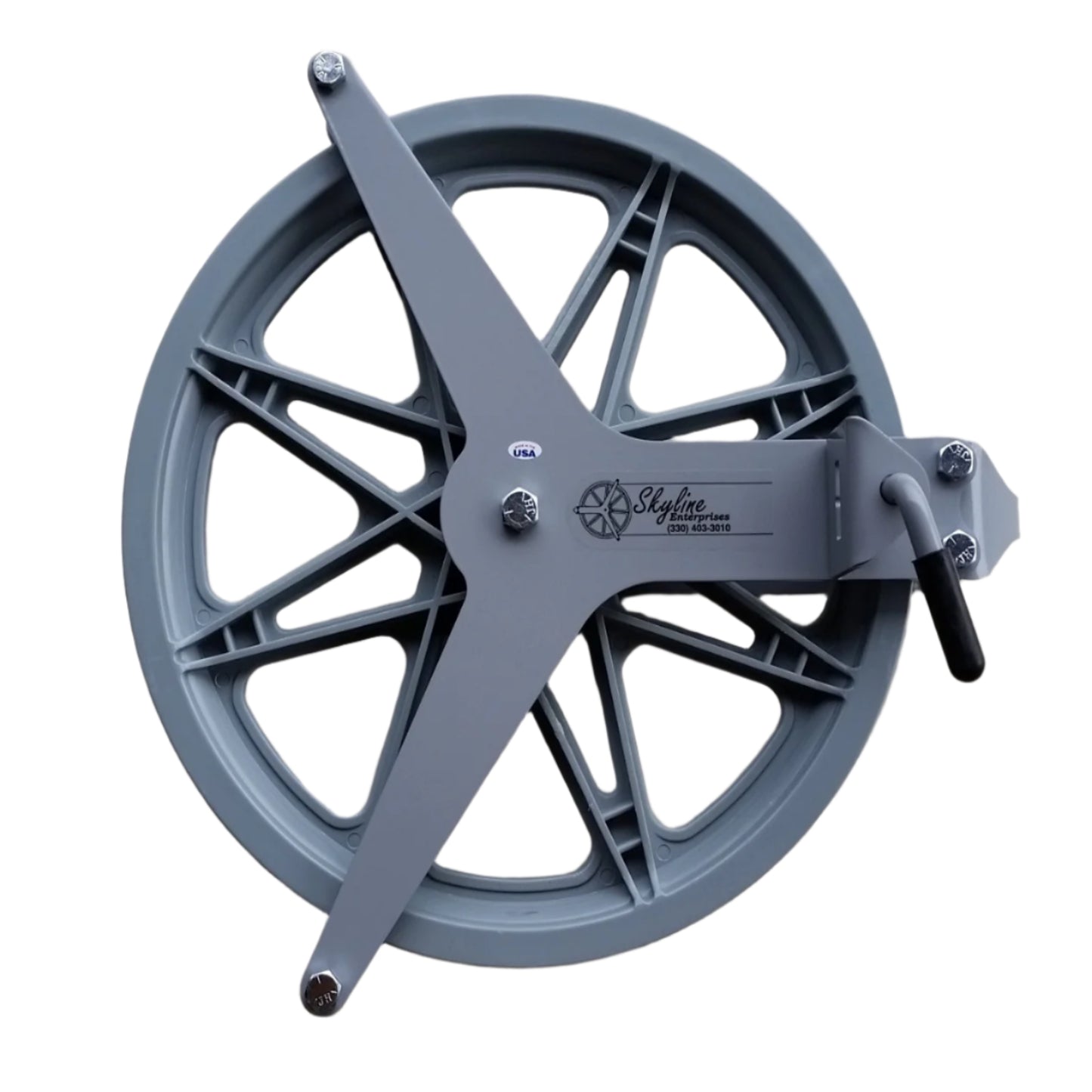 12 inch single pulley with lock