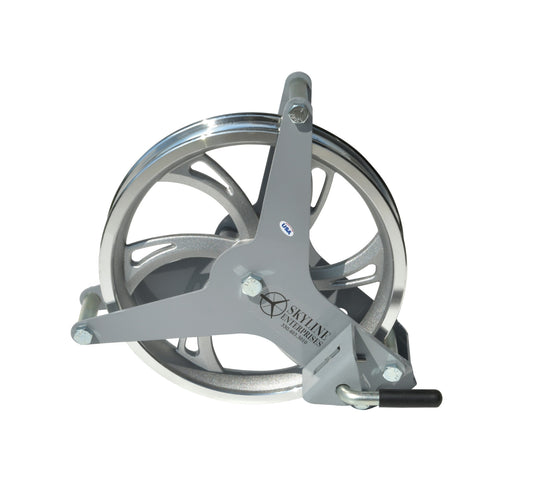 8 inch single pulley with lock