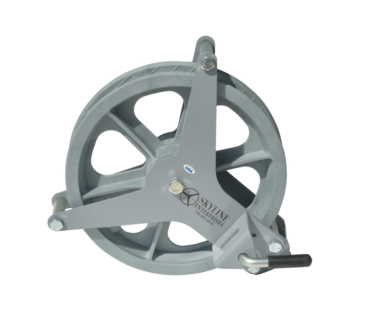 8 inch single pulley with lock