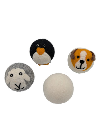 Hand-Felted Dryer Balls