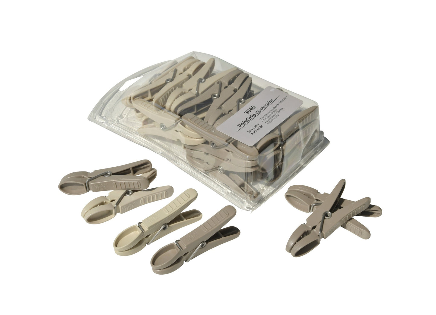 Poly Grip Clothespins